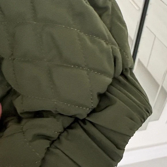 Aqua Olive Quilted Jacket - Picture 8 of 10
